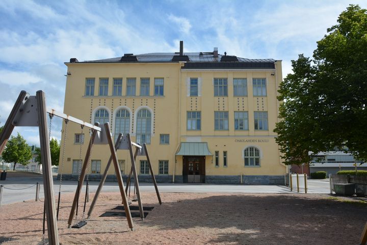 Onkilahden yhtenäiskoulu, A-fastigheten (årkurserna 1-6), Berggatan 7