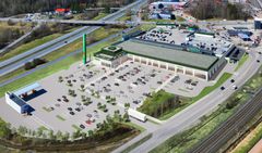 Prisma Kirkkonummi, luonnos, ilmakuva