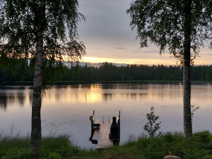 Strandlandskap.