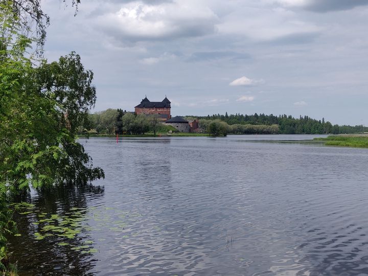 Kuvassa linna Hämeenlinnassa.