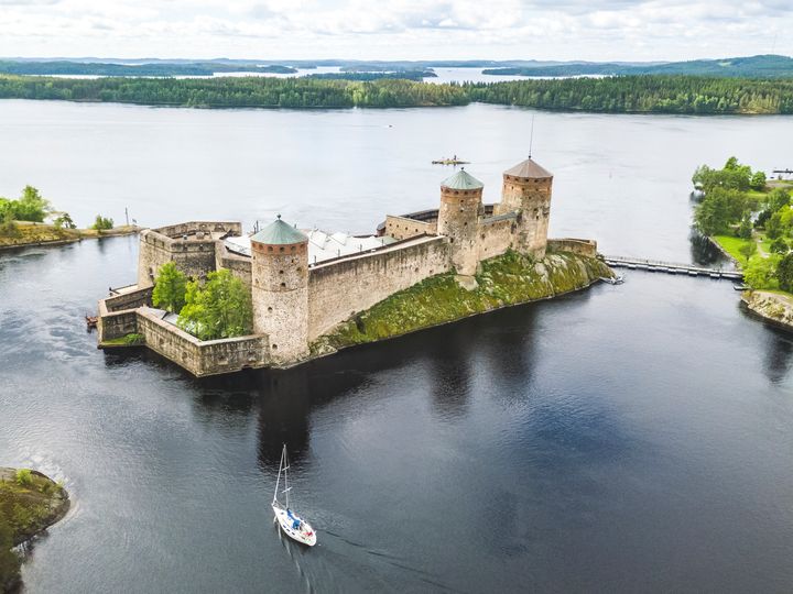 Olavinlinnassa on tammi-elokuun aikana käynyt noin 125 000 kävijää. Kuva: Topi Leikas, Suomen kansallismuseo