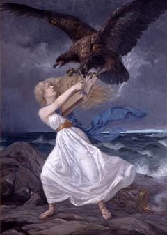 Kansallismuseo saapuu kylään Kainuun Museoon 14.–15. helmikuuta. Viikonlopun aikana voi nähdä muun muassa Suomen tunnetuimman poliittisen maalauksen, Eetu Iston teoksen Hyökkäys. Kuva: Rauno Träskelin