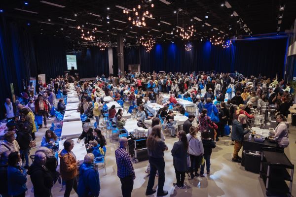 Commun #1000tekoa-tapahtumassa vieraili yli 1000 henkeä Tampere-talossa toukokuussa. Kuva Jouni Kuru Brave Teddy.