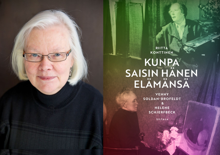 Riitta Konttinen. Kuva: Laura Malmivaara. / Kansi: Timo Numminen