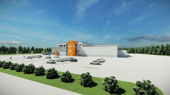 Reference image of the new factory.