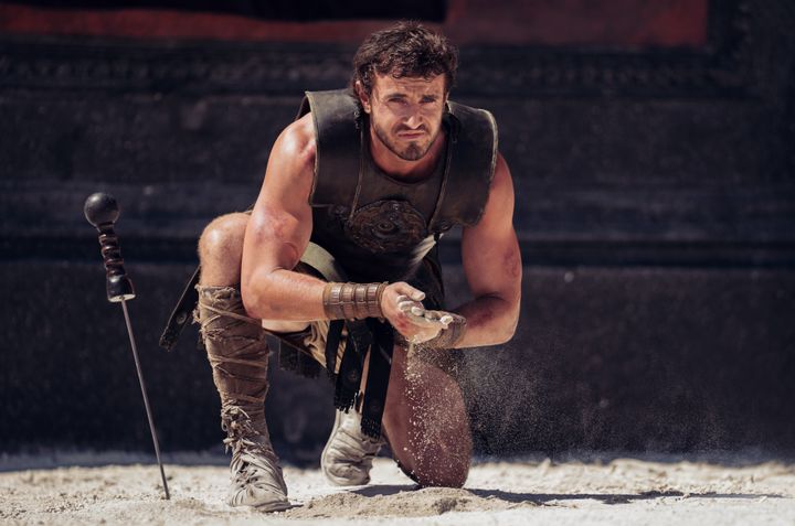 Paul Mescal näyttelee pääosan Luciuksena Paramount Picturesin elokuvassa Gladiator II.