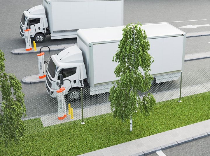 The charging facility in Linköping consists of four CCS2 charging points with Kempower Liquid Cooled Satellites, offering up to 400 kW of charging power. Megawatt charging will be available by the end of 2024.
