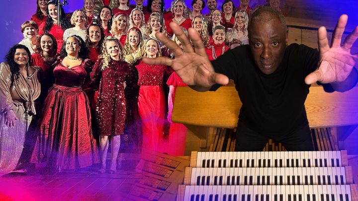 Sunnuntain 15.11. konsertissa brittiläinen urkuri, säveltäjä ja kapellimestari Wayne Marshall luo uruilla rajoja rikkovan improvisaation, jossa kohtaavat jazzin, Broadway-musikaalien ja kirkkomusiikin perinteet yhdessä legendaarisen Marjaana Turusen johtaman Lahden Gospelkuoron kanssa. Wayne Marshallin kuva: Charlie Best for Photography