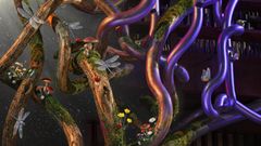 Urkusatu BUU – Kertun ja Hukkasen seikkailut -kuvitusta. Lauantaina 14.11. klo 12.00 esitettävän sadun on kirjoittanut kirjailija Kari Hotakainen, sävellys on Jouni Hirvelän käsialaa. Urkurina tunnin pituisessa konsertissa toimii Eerik Ohtamaa. Kuva: Sakari Röyskö, kuvankäsittely Pekka Piippo