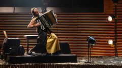 Kimmo Pohjosen Hallowed Lungs – Pyhät keuhkot -teos palaa Musiikkitaloon lauantaina 5.9. klo 18.00. Tammikuussa 2026 seisomapaikkoja myöten loppuunmyydyn salin hurmannut haitarin ja Musiikkitalon urkujen ainutlaatuinen liitto avaa kuulijalle kokonaan uudenlaisen äänimaailman. Kuva: Sakari Röyskö