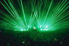 Tiëston huikea show’n ilotulitus ja laser valaisivat valaisi Espoon Vermossa.