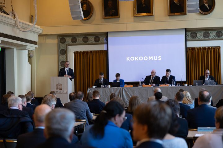 Kokoomuksen puoluevaltuuston kokous pidettiin 1.2.2025 Bottalla Helsingissä