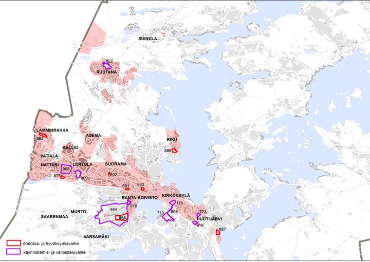 Kaavoituskatsauksen 2025 yleiskaavat