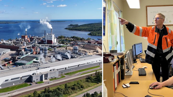 Lars Sjökvist is an expert in industrial excess heat at Adven and has played a key role in the project at Billerud Gruvön. The result: annual energy savings of 40 GWh – and a district heating network that now runs to 90 percent on excess heat. Photo: Billerud and Adven