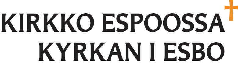 Kirkko Espoossa - Kyrkan i Esbo -logo