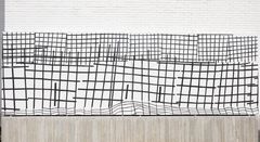 Silja Rantanen: Katsura, 2024 (graniitti, betoni, 900 x 290 cm). Gymnasiet Lärkan. Kuva: HAM/Viljami Annanolli.