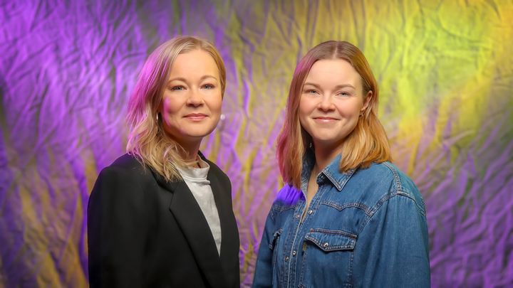 Aktiivinen toimijuus -hankkeen Marjukka ja Larissa