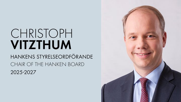 Chair of the Hanken Board, Christoph Vitzthum