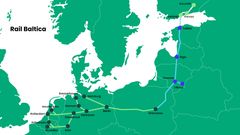 Den europeiska spårvidden vara ett potentiellt alternativ, särskilt om den möjliggör en direkt förbindelse via Tallinn-tunneln till Rail Baltica. Bild: Östbanan Ab