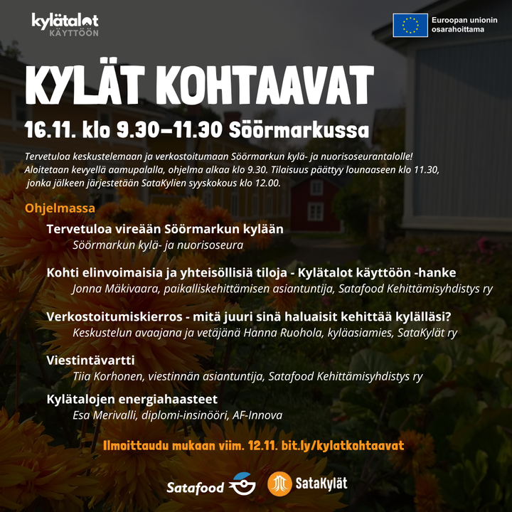 kylät kohtaavat 16.11.2024 ohjelma