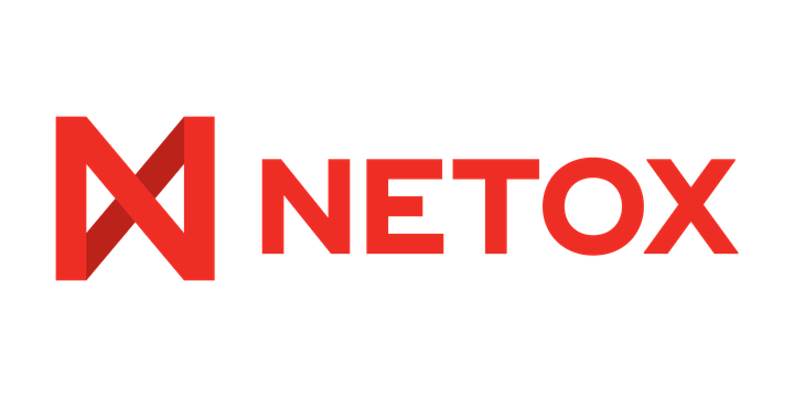 Punainen Netox Oy -logo valkoisella taustalla.