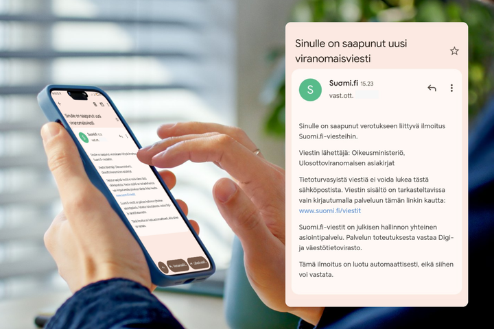 Huijarit jäljittelevät viranomaisten viestintää.
