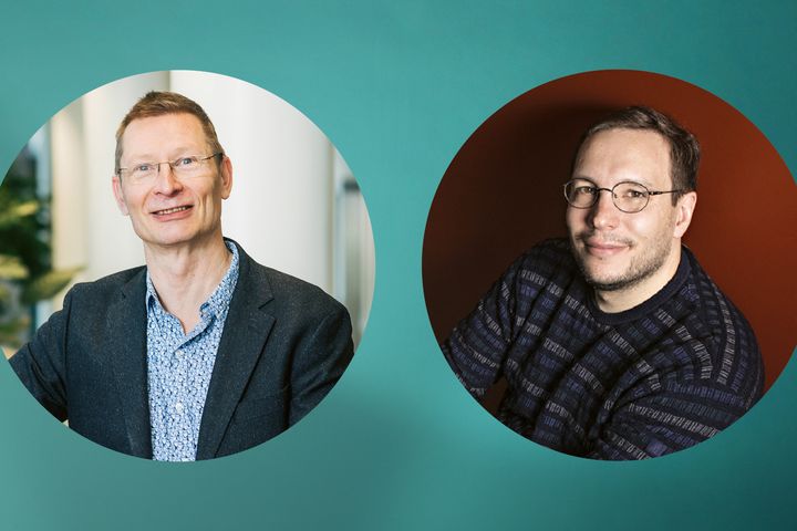 1. Professori Anssi Auvinen (Tampereen yliopisto). Kuvaaja: Laura Tammisto/Studio Torkkeli 2. Professori Sampsa Hautaniemi (Helsingin yliopisto). Kuvaaja: Eeva Anundi