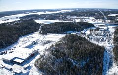 Photo of AGCO Power's Linnavuori factory area.