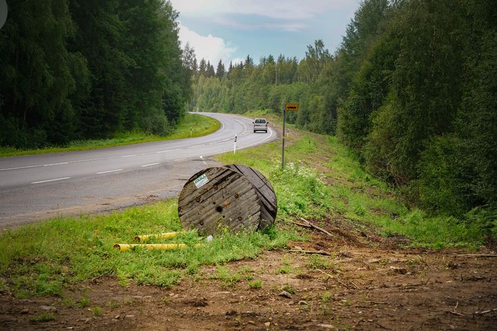 Valokuituverkon rakennustyöt saavat uutta vauhtia Lievestuoreella.