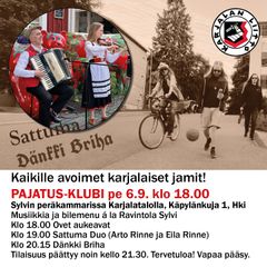 Pajatus-klubi kokoontuu Karjalatalolla Käpylässä 6.9.2024.