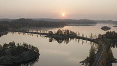 Lietveden maisematien aamu