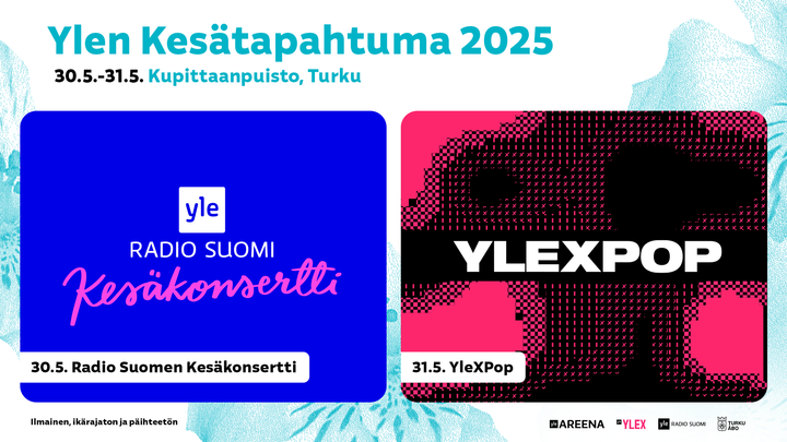 YleXPop ja Radio Suomen Kesäkonsertti järjestetään tänä vuonna Turussa.