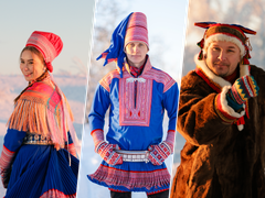 Sárá Nilut, Ánte Niillas N. Bongo ja Lars-Ánte Kuhmunen.