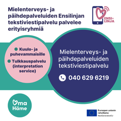 Mielenterveys- ja päihdepalvelujen ensilinjan erityisryhmät