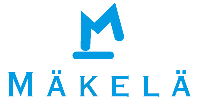 Mäkelän sininen logo