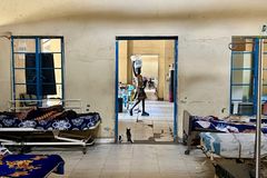 Pelastakaa Lasten tukema sairaala Jonglein osavaltiossa Etelä-Sudanissa.