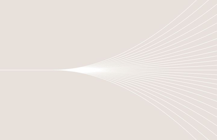 Kuvituskuvaa, harmaalla pohjalla valkoinen viiva, joka haaarautuu useaksi viivaksi
