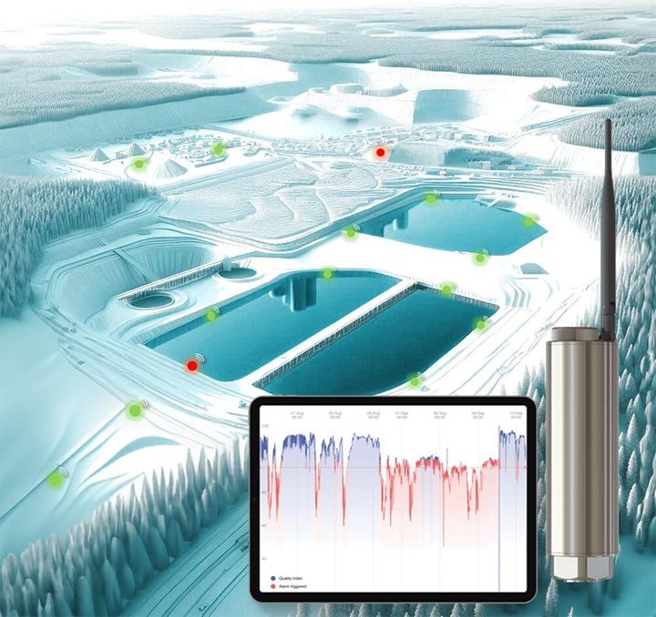 Geotutkimustalo Geovisor on tuonut saataville uuden HydroVisor -palvelun prosessi- ja ympäristövesien reaaliaikaiseen monitorointiin.