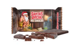 Santa's Break -maitosuklaalevy.