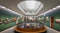 Serlachiusmuseerna i Mänttä är ett av programmets konstbesöksmål. På bilden Serlachius huvudkontor.