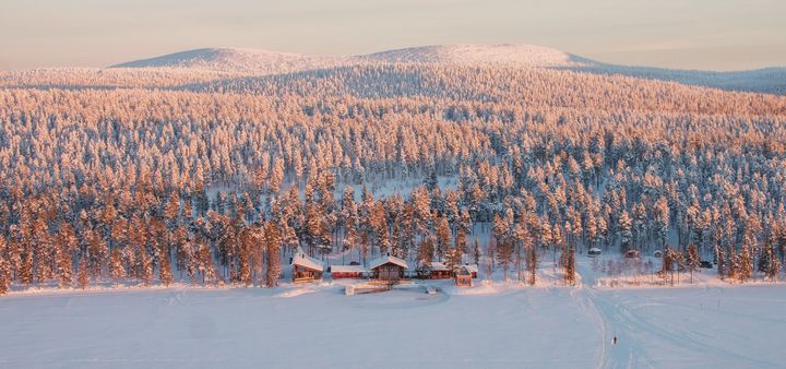 Tunturi lähellä hotellia.