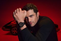 Orlando Bloom is the new Face of Porsche Design Timepieces.