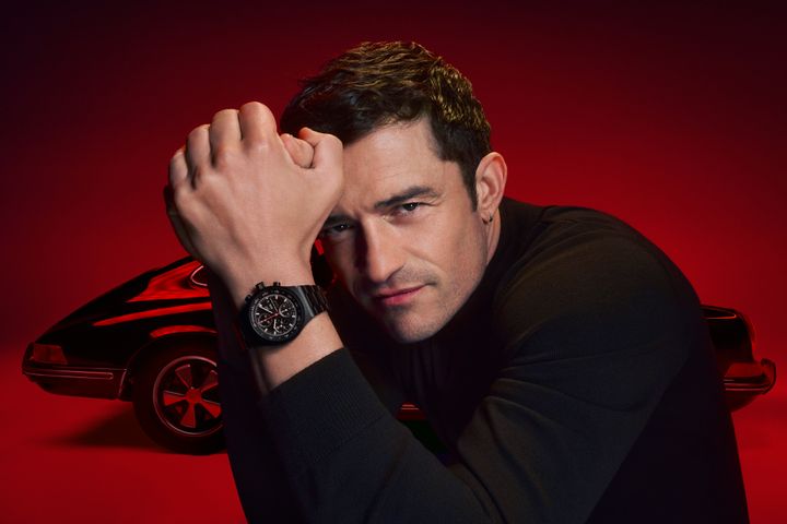 Orlando Bloom is the new Face of Porsche Design Timepieces.