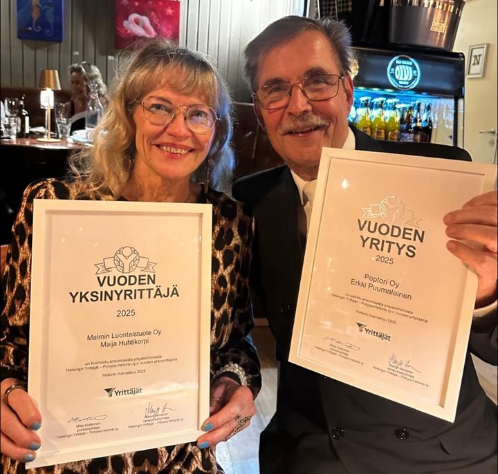 Maija Huhtikorpi ja Erkki Puumalainen