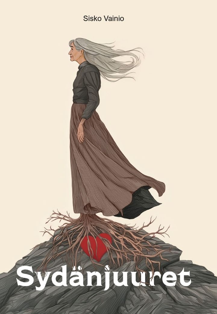 Kun kynä vie, sydän vastaa.  Sisko Vainion Sydänjuuret kumpuaa syvistä tunteista ja elämänviisaudesta.