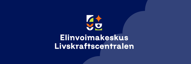 Logo: Elinvoimakeskus, Livskraftscentralen.